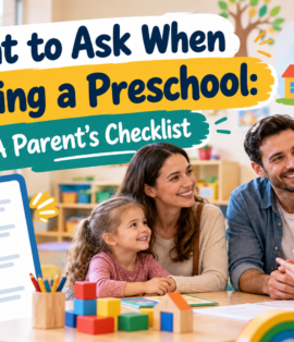 Preschool Visit Checklist: What to Ask and Look For | MyWorld Pre School