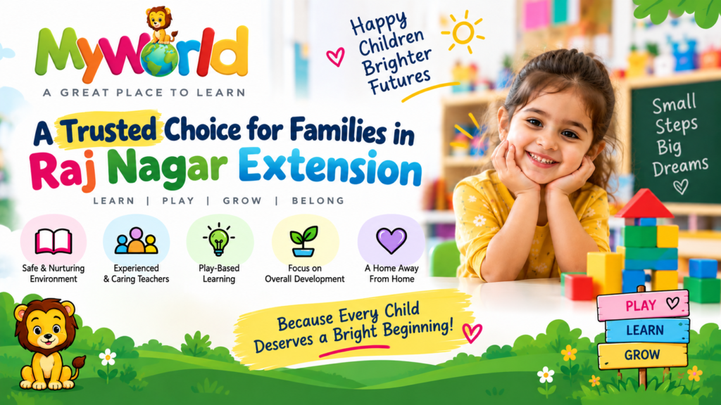 Trusted Daycare in Raj Nagar Extension