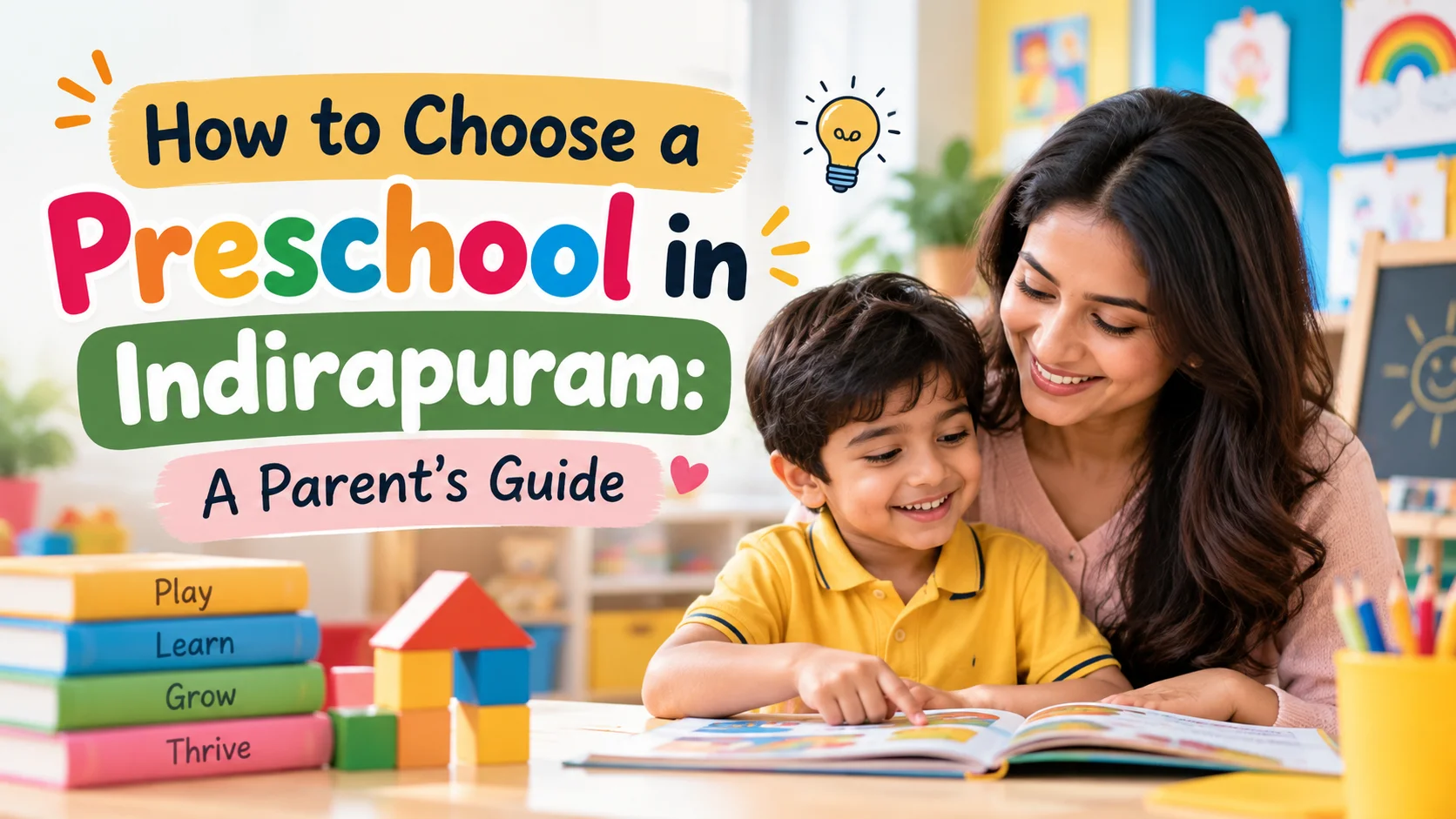 How to Choose a Preschool in Indirapuram: A Parent's Guide